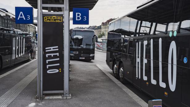 Hellö-Busse werden grün und fahren künftig vom Busterminal in Erdberg ab