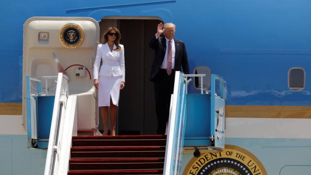 US-Präsident Trump befindet sich derzeit auf Reisen