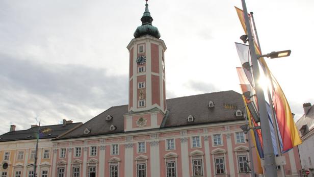 Rathaus St. Pölten im Visier der Justiz.