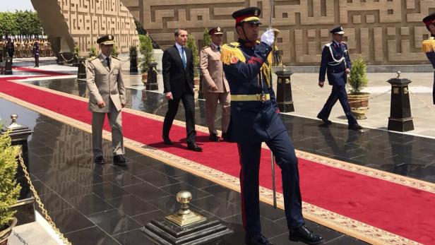 Kern zu Besuch in Kairo bei Präsident Al-Sisi