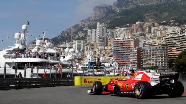 In den Häuserschluchten von Monaco fuhr Vettel einen fantastischen Rundenrekord.