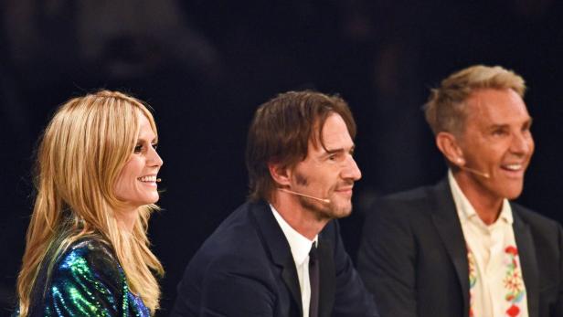 Heidi Klum, Thomas Hayo und Wolfgang Joop: Zumindest der Modemacher (re.) kommt der GNTM-Jury abhanden
