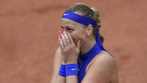Petra Kvitova konnte die Tränen nicht zurückhalten.