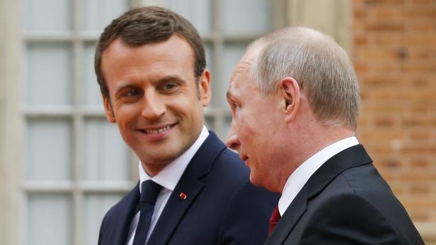 Macron setzte Putin mit Coolness unter Druck