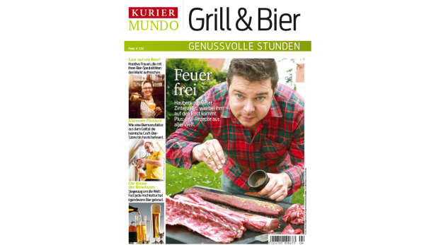 Jetzt im Handel: Das KURIER-Magazin "Grill & Bier"