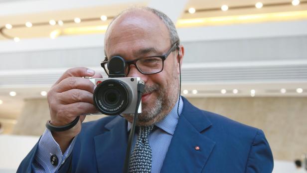 Andreas Kaufmann, Aufsichtsratsvorsitzender von Leica, beim Wiener Strategieforum