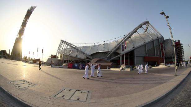 spunQ image #268244160 Das Khalifa International Stadium in Doha, eines der WM-Stadien 2022.