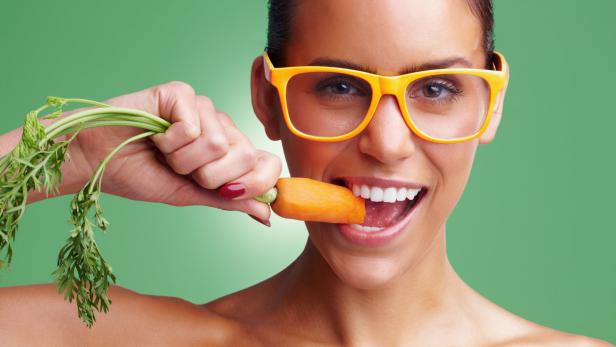 Nicht nur Karotten sind gut für die Augen.