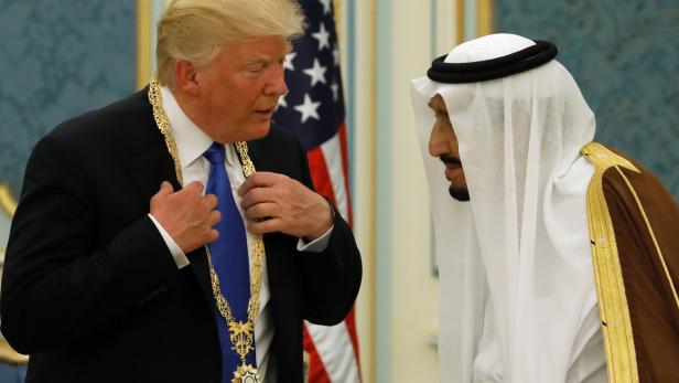 Trump auf Besuch bei Saudi-Arabiens König Salman am 20. Mai