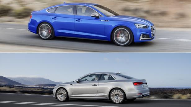 Audi A5 als S5 Sportback und 3,0 TDI Coupe im Test