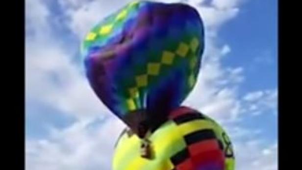 Schrecken für Ballonfahrer: Windböen sorgen für Chaos