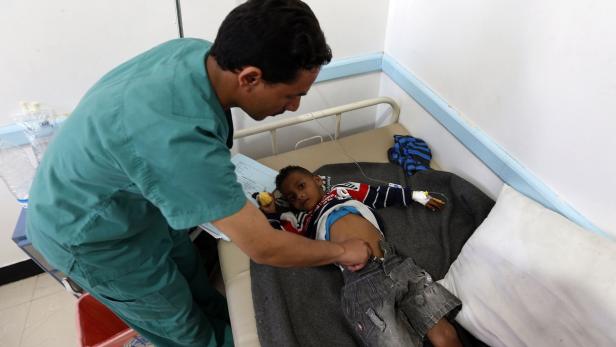 Lokalaugenschein in einem Krankenhaus in Sanaa.