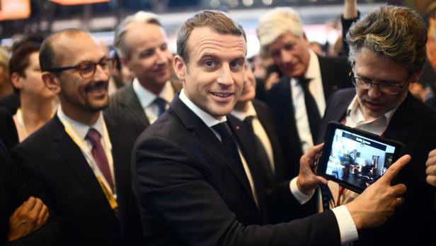 Emmanuel Macron auf einer Veranstaltung in Paris, 15. Juni 2017