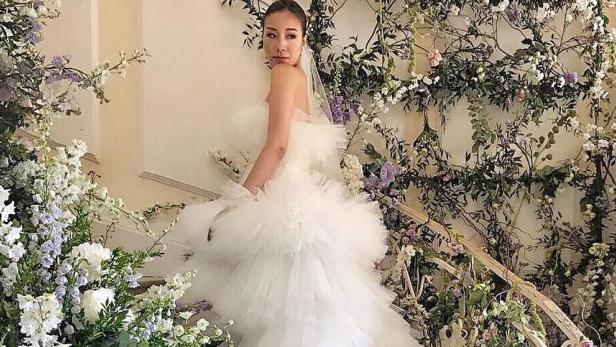 Das dekadente Brautkleid einer Modebloggerin