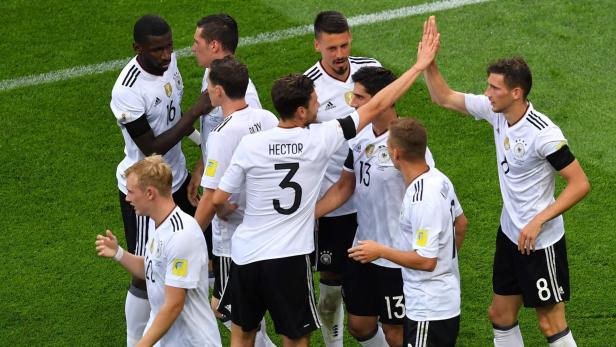 Deutschland freute sich über drei Punkte