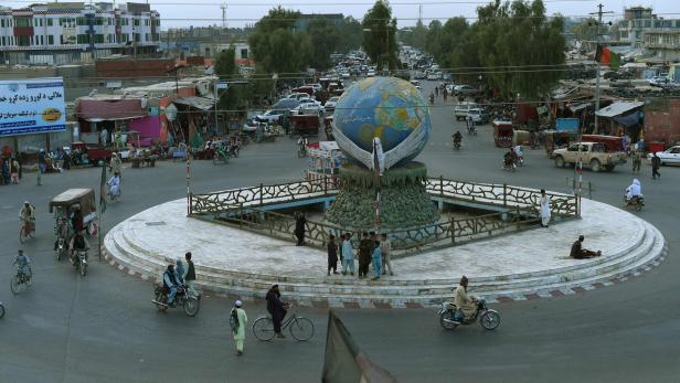 Stadtzentrum von Lashkargar, Archivbild