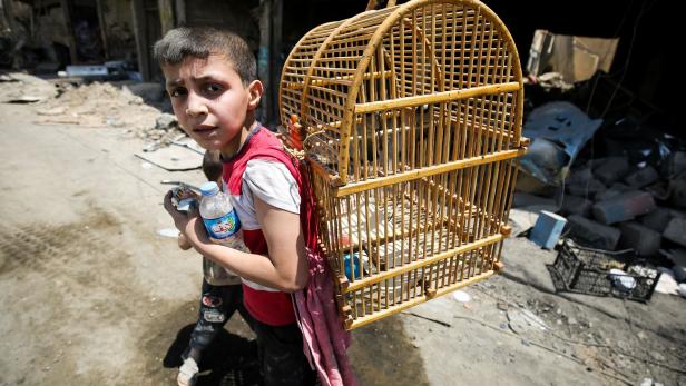 Kinder tragen in Mossul das größte Leid – angeblich dienen sie für den IS als Druckmittel.