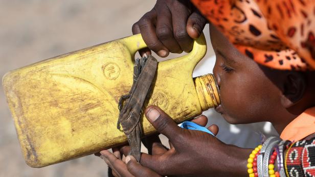 Endlich Wasser: In Ostafrika herrscht die schlimmste humanitäre Krise seit 1945