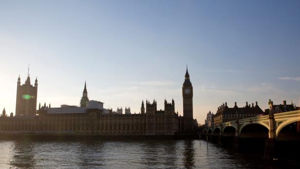 Das britische Parlament in London