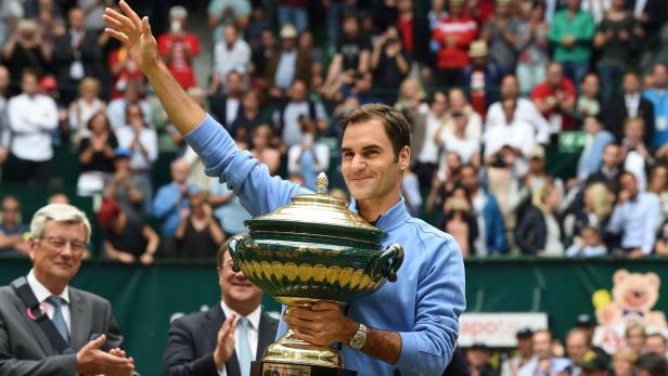 Roger Federer lieferte am Sonntag eine beeindruckende Vorstellung ab.