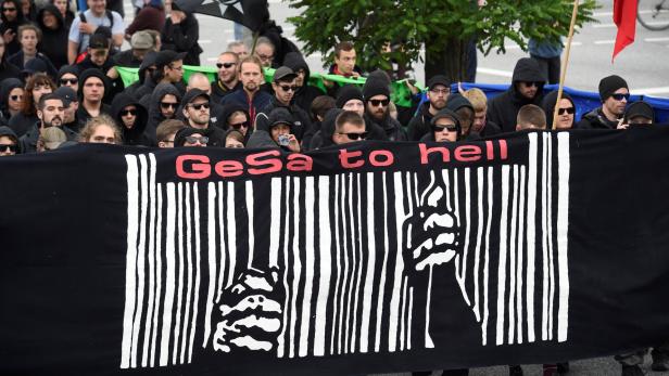 Erste Proteste in Hamburg gegen G20-Gipfel