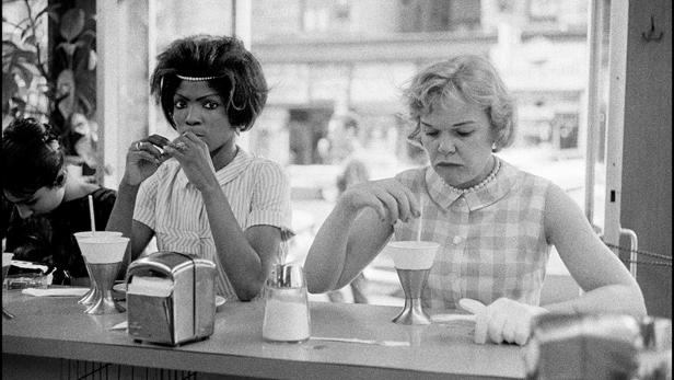 New York, 1962 - ein Bild aus der Zeit, als die Rassentrennung in den USA noch gang und gäbe war