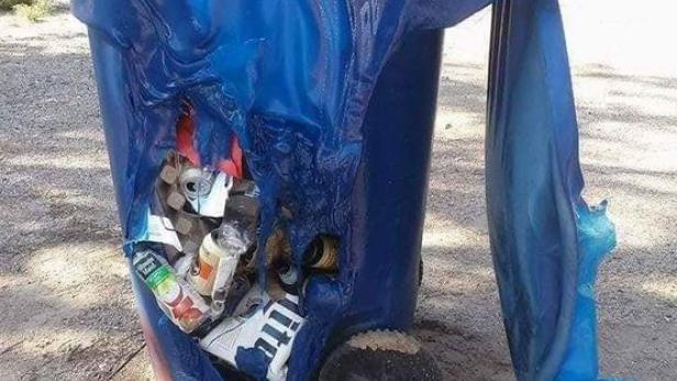 Hitze: In Arizona schmelzen jetzt Mülltonnen