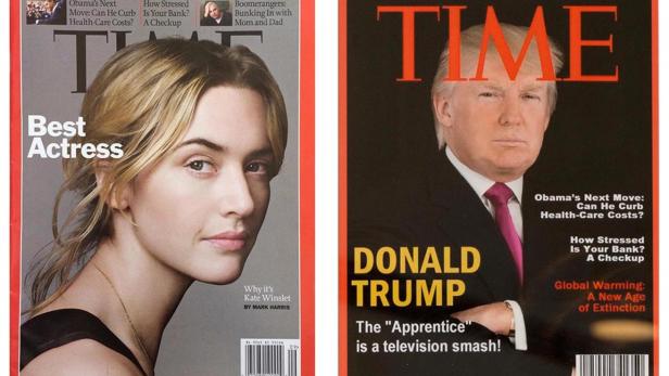 Trump prahlt in Golfclubs mit falschem "Time"-Cover