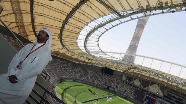 Katar baut schon eifrig an den modernen Stadien für die WM 2022.