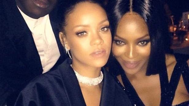 Hier noch befreundet: Rihanna und Naomi
