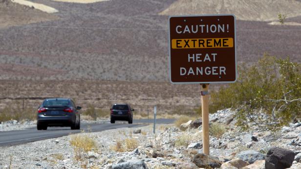 Der offiziell heißeste Ort der Welt ist das Death Valley in den USA
