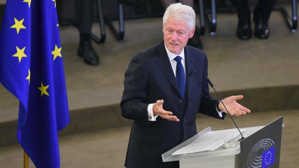 Bill Clinton bei seiner Rede