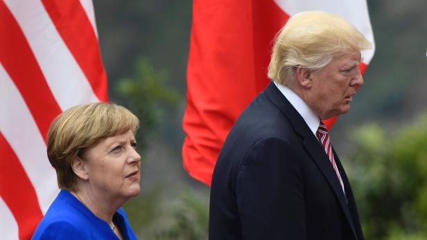 Auf Kollisionskurs: Trump und Merkel