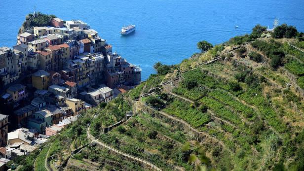Manarola, einer der Orte von &quot;Cinque Terre&quot;, in Ligurien.