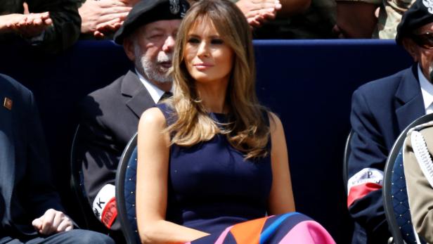 Melania Trump begleitet ihren Mann Donald derzeit auf seiner Reise nach Polen und Deutschland.