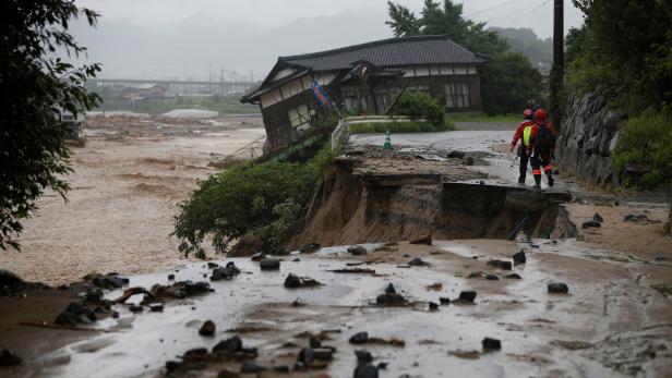 Tote nach schweren Regenfällen in Japan