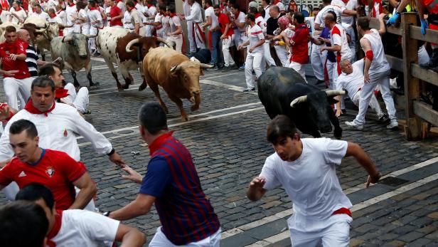 Pamplona: Zwei Männer bei erster Stierhatz aufgespießt