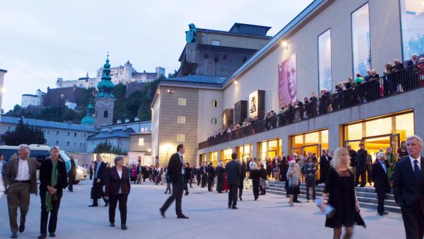 Festspielbesucher in Salzburg