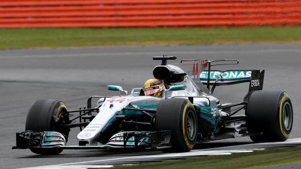 Lewis Hamilton dominierte sein Heimrennen in England.