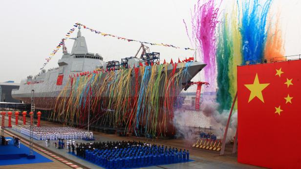Ein neues chinesisches Kriegsschiff (Symbolbild)