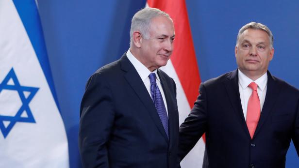 Netanjahu traf Orbán in Ungarn.