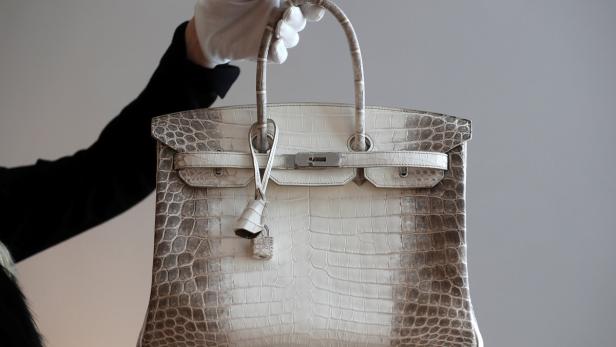 Diese seltene Birkin-Bag wure 2016 in Paris versteigert.