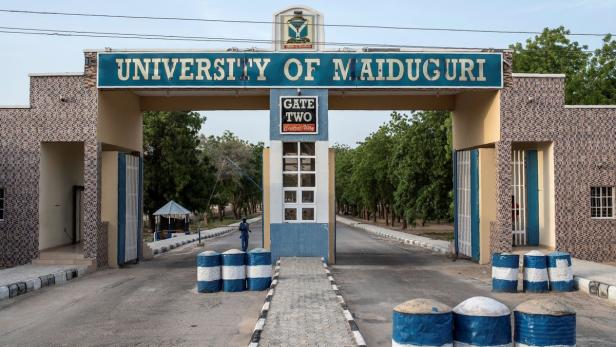Eingang der Universität Maiduguri, an der die Geologen arbeiten.