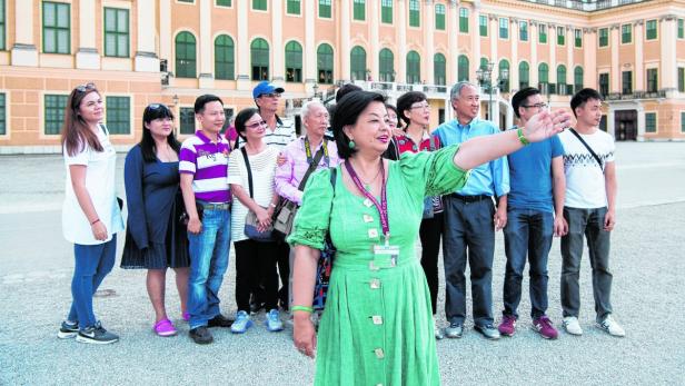 Touristen aus China erobern Wien