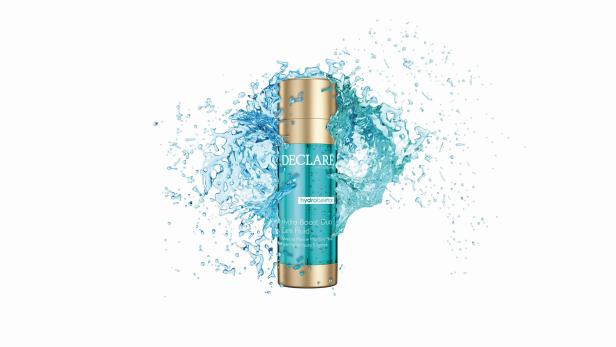Kombination von Mineralien, Algen und Seetang für eine intensive Feuchtigkeitsversorgung: &quot;Hydra-Boost Duo Care Fluid&quot; von Declare, ca. 49,50 €