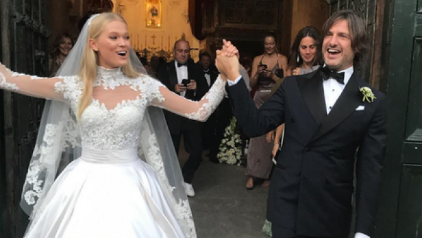 Engel heiratet Mogul: Glamouröse Model-Hochzeit