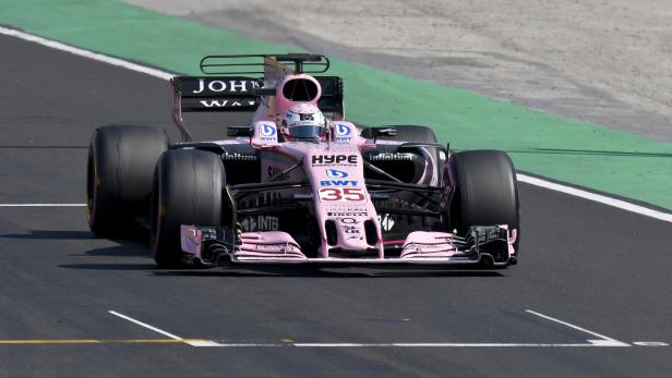 Auers erste Ausfahrt im Force India war ein Erfolg.