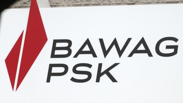 Das Logo der BAWAG PSK.