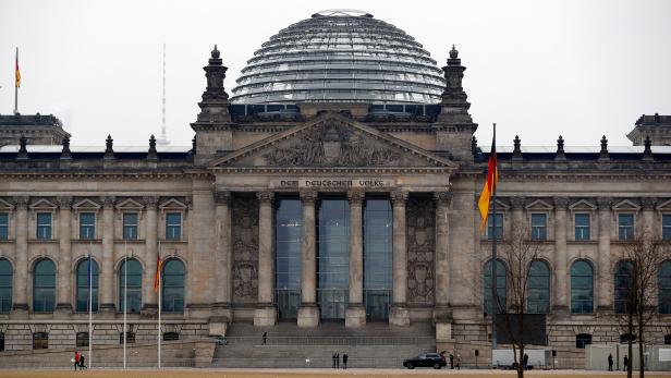 Der Reichstag in Berlin.