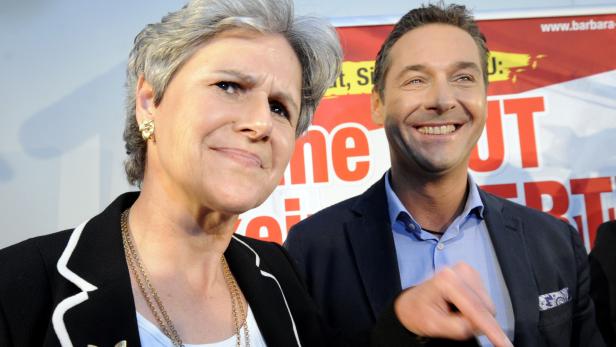 Barbara Rosenkranz und FPÖ-Chef Heinz Christian Strache